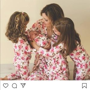 Newborn Pics: Mommy, newborn, toddler robe & pjs